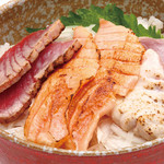丼丸 - 炙りトロ尽くし丼1040円