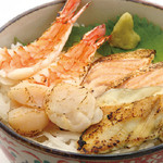 丼丸 - 炙り尽くし丼850円