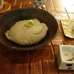 手打蕎麦 じゆうさん - 「粗挽きそばがき」