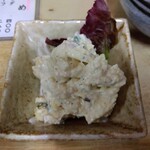 とん八 - ポテトサラダ(ハーフ) 280円(税込)(2023年9月12日撮影)