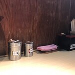 そばの神田東一屋 - コンディメンツ。