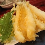酒ト飯 ヤマダ - キスの天ぷら