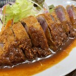 洋食の朝日 - ソースがまた美味しい