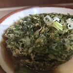 そばの神田 東一屋 - 春菊天に着目する。
