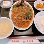 Honkon Rou - 麻婆春雨定食  880円