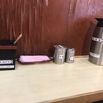 そばの神田東一屋 - コンディメンツ。