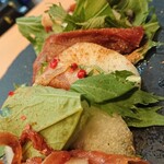 ユニークベリー - 生ハム紹興酒漬け梨のミルフィーユ