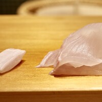 高柿の鮨 - 平目と縁側