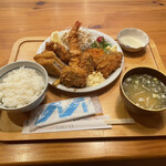 Kicchi Na Oba - 7種フライ定食　税込１０００円