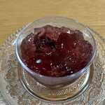 巨峰のゼリー！