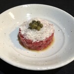 炭火焼肉ホルモン うらら - 【洋風炙り塩ユッケ】