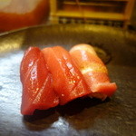 Edomae Sushi Masa - 大間のマグロ
                        「赤身」「中トロ」「大トロ」