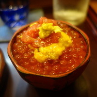 江戸前 寿し政 別館 - 「極小ウニ、いくら、マグロ丼」