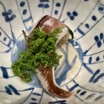 末冨 - 鳥貝と筍の花山椒しゃぶしゃぶ