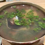 末冨 - 鳥貝と筍の花山椒しゃぶしゃぶ