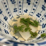 末冨 - 鳥貝と筍の花山椒しゃぶしゃぶ
