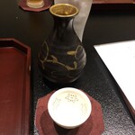 角さん - ロ万 花泉酒造 純米吟醸 一合