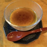 国分寺そば - デザートはプリンでした。