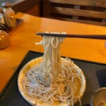 国分寺そば - 細麺で硬め、コシがあります。