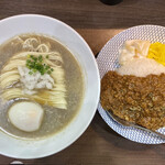 ヌードル＆スパイスカレー 今日の1番 - 朝限定セット ¥1,000-(税込) ※カレーはキーマカレー