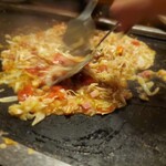 もんじゃかるも - ベーコントマトもんじゃ‼️あほほど美味い‼️