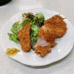 ゆたか食堂 - ヒレカツ二枚