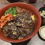 将泰庵DINER - 黒毛和牛サーロインの焼肉丼