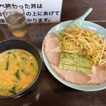 ラーメンショップ - 味噌ネギチャーシューつけ麺大盛り