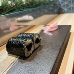 秀寿司 - かんぴょう、ワサビ強め！〆に近づいてきてピリッと感を求めた我々
