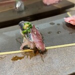 秀寿司 - イワシ。青魚の中でイワシとサバが一番好きぃ