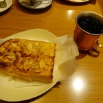 Hamamoto Ko-Hi- - アーモンドトーストとはまもとオリジナルアイスコーヒー