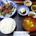 山肉専門店 星野屋 - 鹿味噌グリル定食（1,500円）