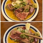 串焼き くにヰ - 甘くてとろけます♡(*´Д｀*)
コレはめちゃくちゃ美味しいです〜♡(*´ω｀*)
ごま油塩味ですが、添えられた柚子胡椒をつけてもgood♪