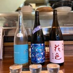 串焼き くにヰ - ◯日本酒飲み比べ３種¥1,500