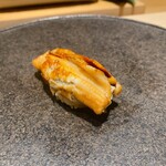 くるますし - 穴子　笹の葉で蒸してある　ホロホロで柔らかい！