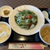 三才坊 - 料理写真:大葉ソース海鮮炒め定食1100円