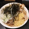 なぜ蕎麦にラー油を入れるのか。 - ぶっかけそば（大盛）