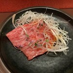 焼肉もちお - サーロインのカルパッチョ