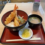 天喜 - サービス天丼600円。満足でした