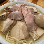 湯の台食堂 - 肉そば 塩 大 味玉トッピング