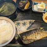 潤の珈琲 - おまかせ定食(塩サバ)。1,000円なり