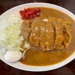 キッチン すみっこ - カツカレー 950円＋ゆで玉子 50円