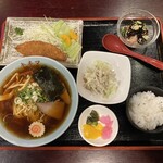 Kinema Shokudou - ラーメン定食（750円）