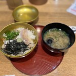 出雲日本海 - のどぐろ丼　しじみ汁付1,400円