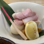 自家製麺 くろ松 - 特上白醤油つけ麺