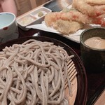 幸せ - 田舎蕎麦、サクサク天ぷら