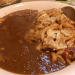 元気屋 - カレー焼きうどん