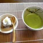 千松しま - 【香煎（はったい粉）と百合根、抹茶】◎2013/9