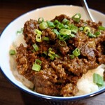 麺屋 煮干と鶏 ひんな - 特製マトンキーマカレー、350円