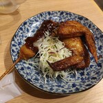 Tetsuemon - セット手羽先、、鶏味噌カツ